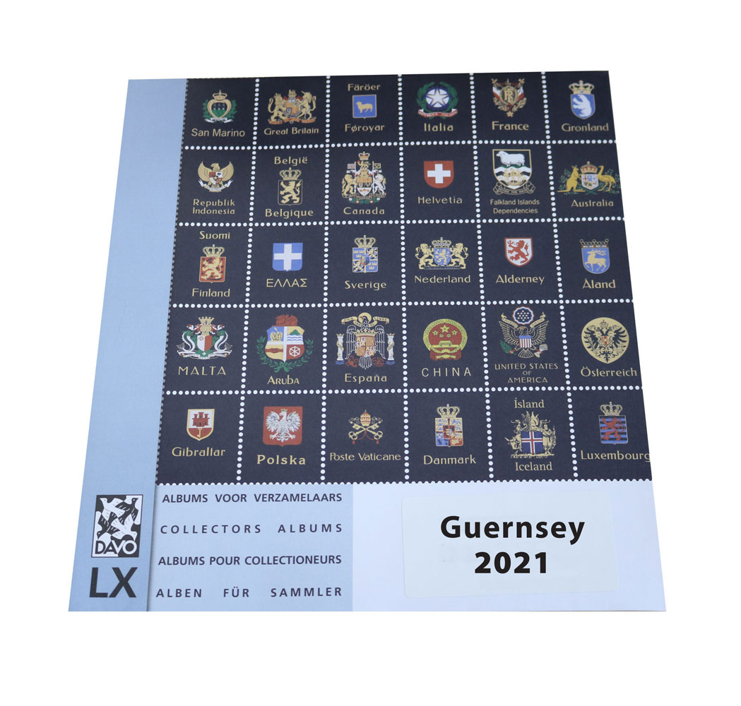 Guernsey 2021 Luxury Davo Hingeless Supplement